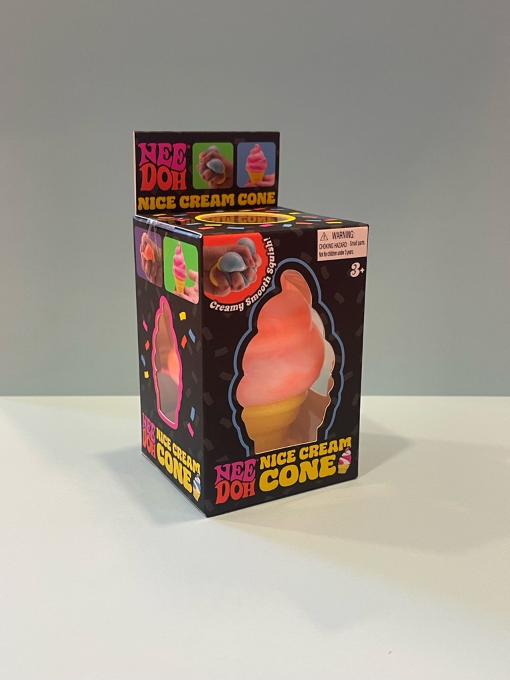 Nee doh Nice Cream Cone - Orange Ice Cream Toy NWT VIRAL